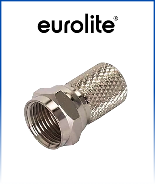 (HHB155) CONECTOR COAXIAL (X CIENTO) LIVIANO EUROLITE