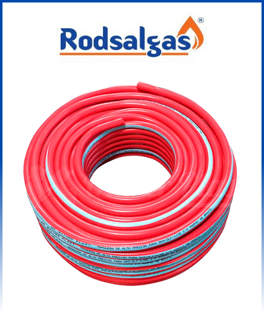MANGUERA RODSALGAS ROJO 50 MT 600 PSI