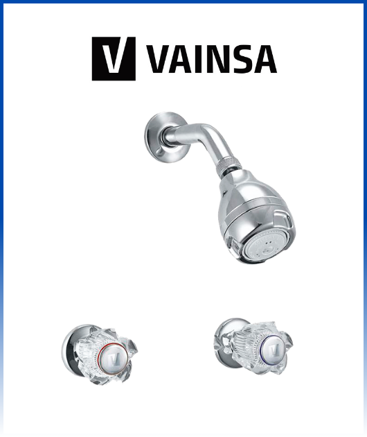 (M85G3V00) MEZ DUCHA 2LL CRISTAL S/VSI MASSAGE CROM VAINSA G