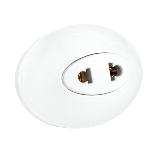 (VT56) TOMACORRIENTE SIMPLE SOBREPONER DELUXE ABATRON
