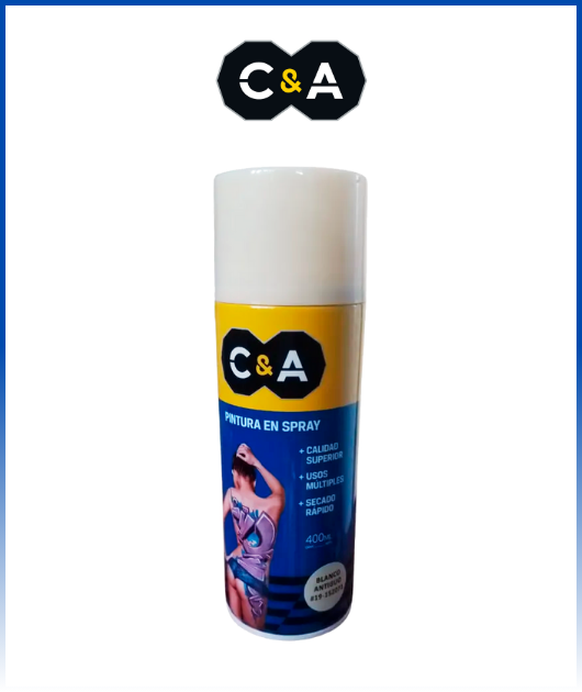 PINTURA SPRAY BLANCO ANTIGUO # 19 C & A