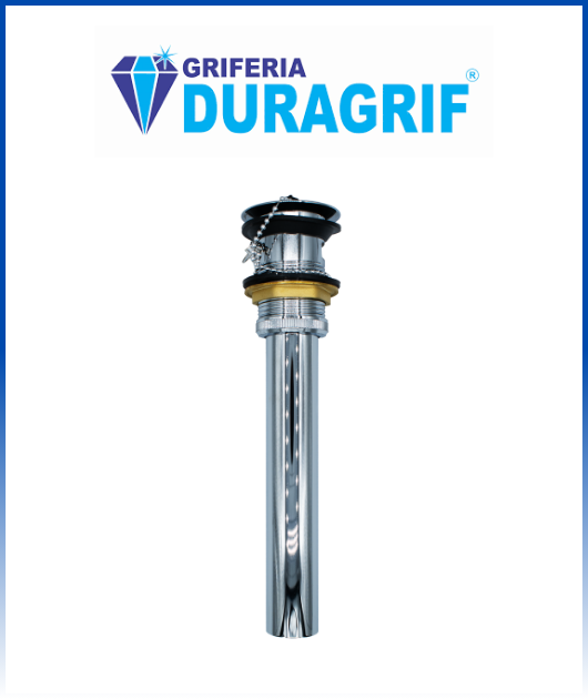 DESAGUE LAVATORIO 1 1/4 X 10 C/TAPON DURAGRIF