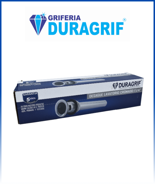 DESAGUE LAVATORIO 1 1/4 X 10 C/TAPON DURAGRIF