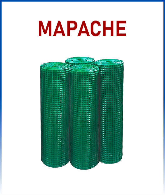 MALLA FORRADA PVC VERDE   3/8