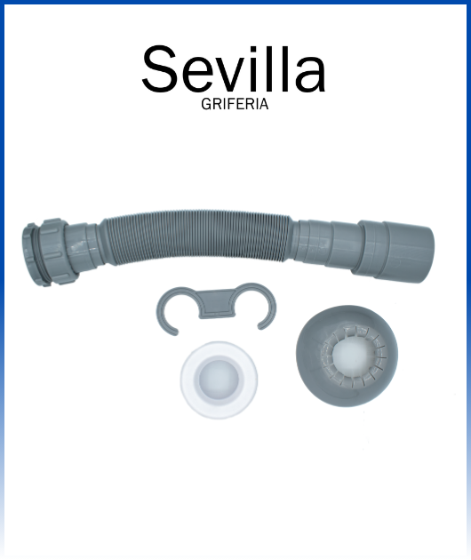 TRAMPA CORRUGADA GRIS 1 1/2-1 1/4 L41003-006 SEVILLA