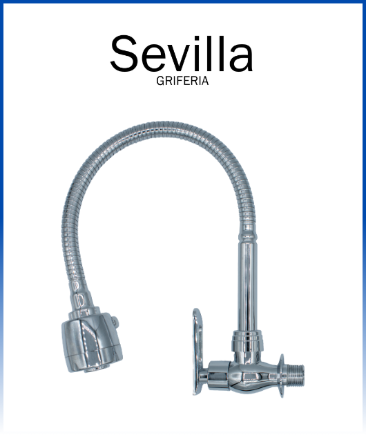 LLAVE LAVADERO FLEXIBLE PROJECT 4370C66FX SEVILLA