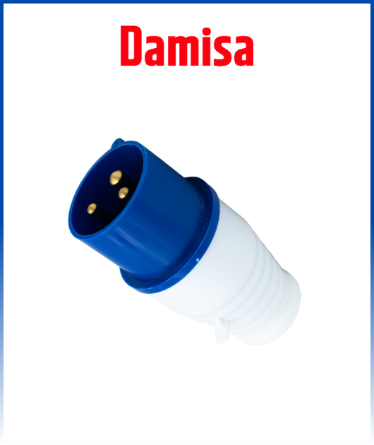 ENCHUFE INDUSTRIAL 16AM IP44 POLIPROPILENO-DAMISA/RICER