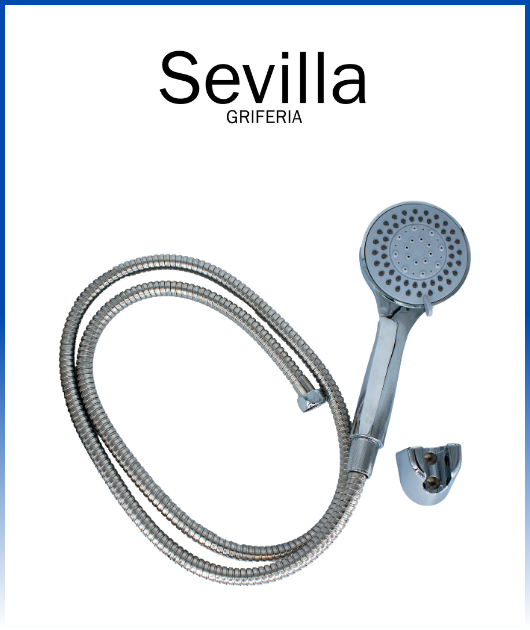 DUCHA TELEFONO ESPEJO MASAJE GRIS A-192 SEVILLA