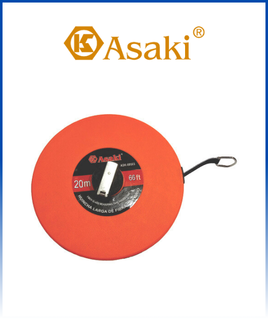 (ASK09501) CINTA PLASTICA P/MEDIR 20M-66FT ASAKI