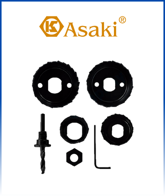 (ASK01602) JUEGO DE SIERRA COPAS -P. MADERA 6 PCS ASAKI