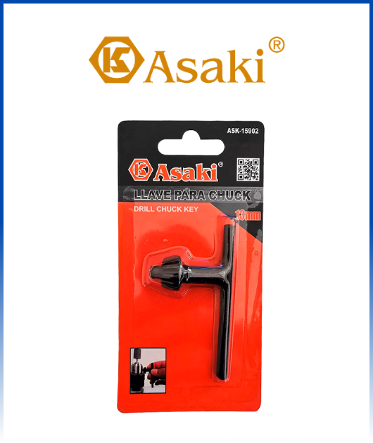 (ASK15902) LLAVE PARA CHUCK 13MM ASAKI