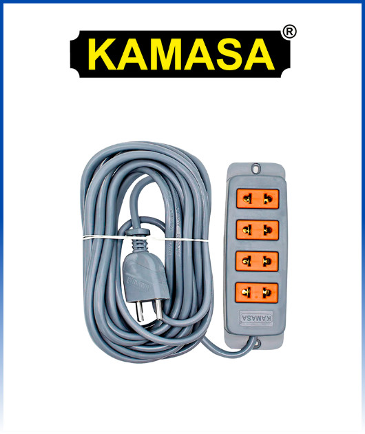 (KM1145) EXTENSION CUATRO SALIDA 3M KAMASA