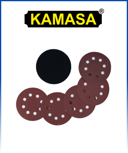 (KM1303) JUEGO ACCESORIO P/PULIR X 6PCS. 115MM KAMASA