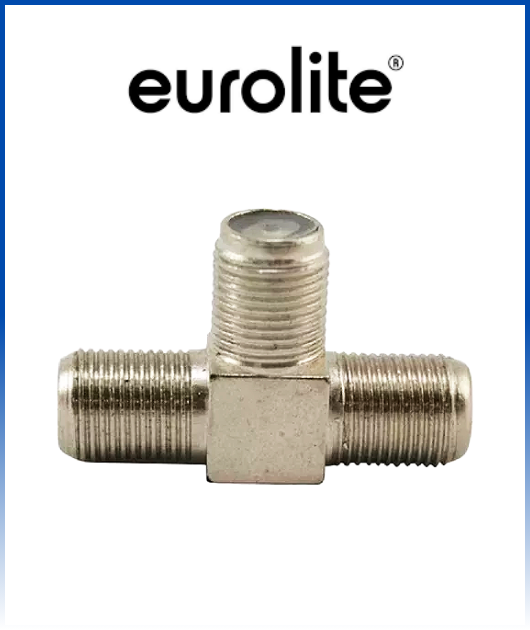 (HHB153) TEE COAXIAL EUROLITE (50)