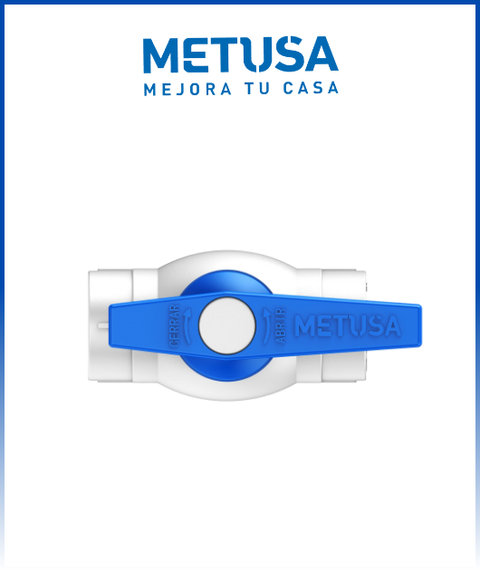 (MASC130V2) VALVULA PESADA ESFERICA PVC 1