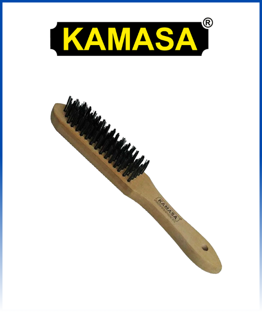 (KM1501) ESCOBILLA DE FIERRO M. MADERA 5X15 KAMASA