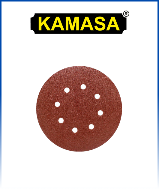 (KM1377) LIJA P/LIJADORA 115MM P60 KAMASA(BOLSA 5 UNID)