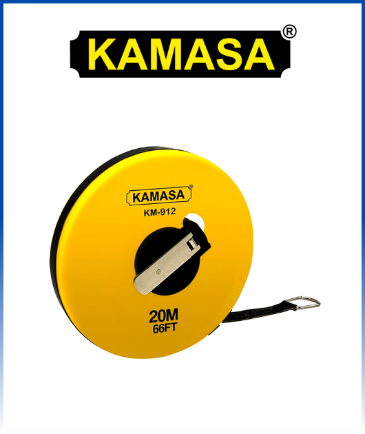 (KM912) CINTA PLASTICA P/MEDIR 20M KAMASA