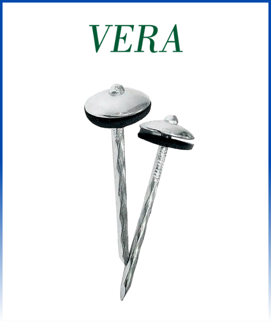 CLAVOS P/CALAMINA 2 X 25 KG C/ ARANDELA DE JEBE
