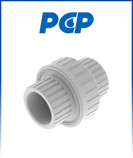 (3007) UNION C/TUERCA UNIVERSAL PVC DE 1 1/2  SOLDAR PCP