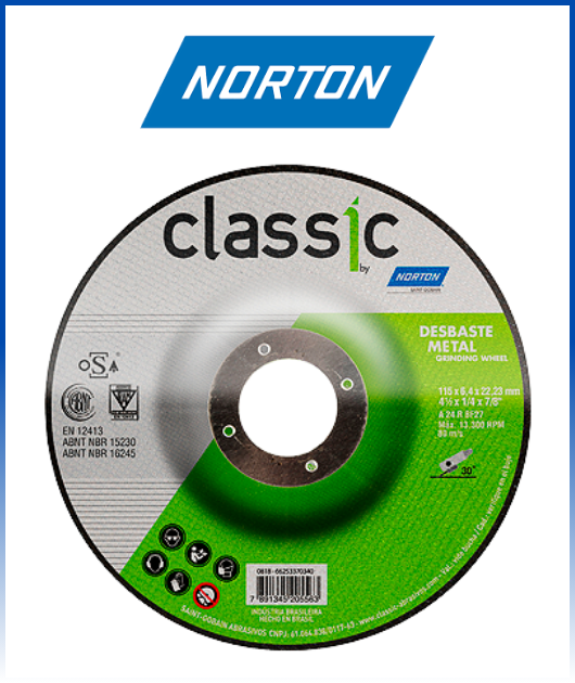 DISCO DESBASTE VERDE CLASSIC 7