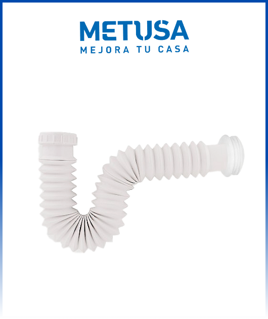 (MASA026V2B) TRAMPA FLEXIBLE PLAST C/CONECTOR SOLUCION (40) METUSA