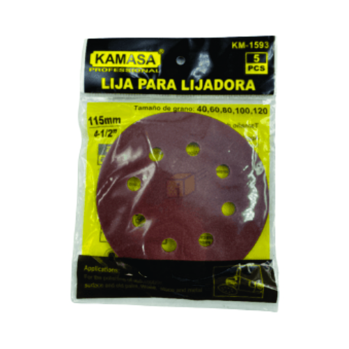 KM1488 LIJA PARA LIJADORA KAMASA 115MM P40