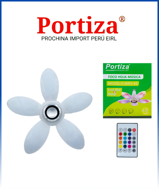 FOCO HOJA MUSICA MSY-45W PORTIZA