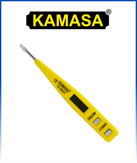(KM1344) DESARMADOR PILOTO DIGITAL 3.0X130MM KAMASA