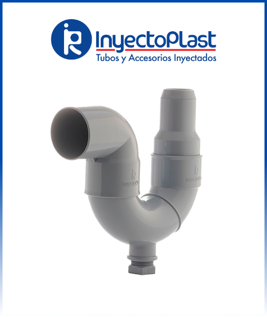 TRAMPA U 1 X 2 PVC  C/REG. 
