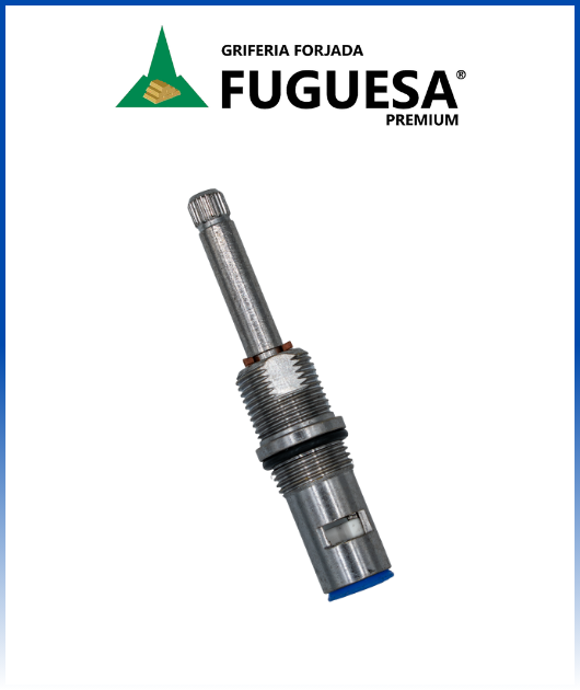 VASTAGO CERAMICO AZUL 3/8 PARA DUCHA FUGUESA 