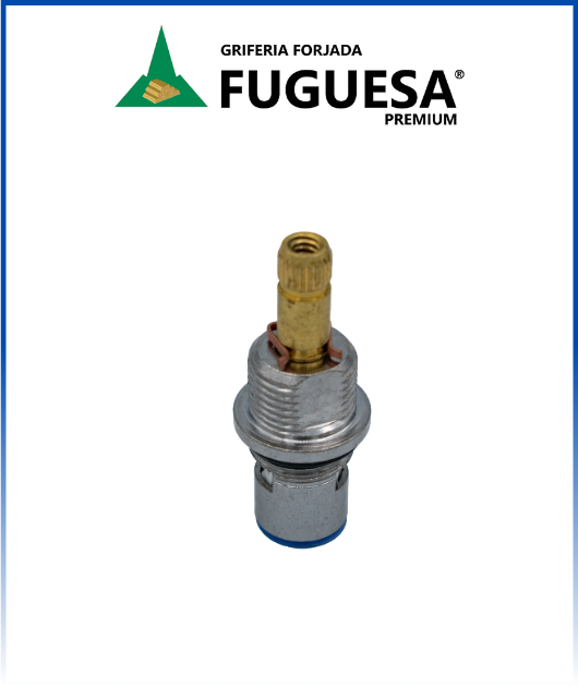 VASTAGO CERAMICO AZUL 3/8 PARA LAVATORIO/PICO FUGUESA