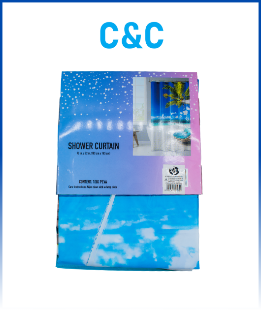 (AJ310579) CORTINA PEVA (CAJA X 60) 