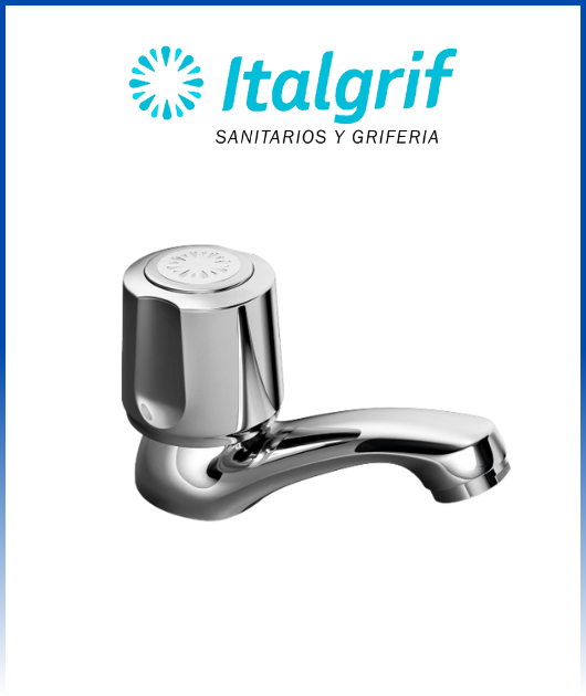 (GR35C000) LLAVE LAVATORIO PESADA MOD. CANCUN CR ITALGRIF