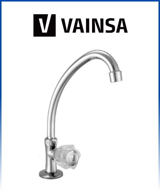 (M05G3L00) LLAVE LAVAD BAR MUEBLE CRISTAL P/L CROMO VAINSA