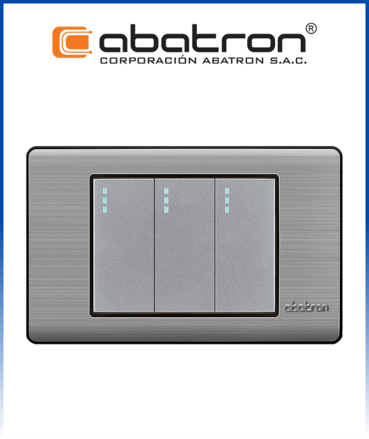 (AB-FI03) INT.TRIPLE EMPOTRAR METAL PLAT. ABATRON (10)