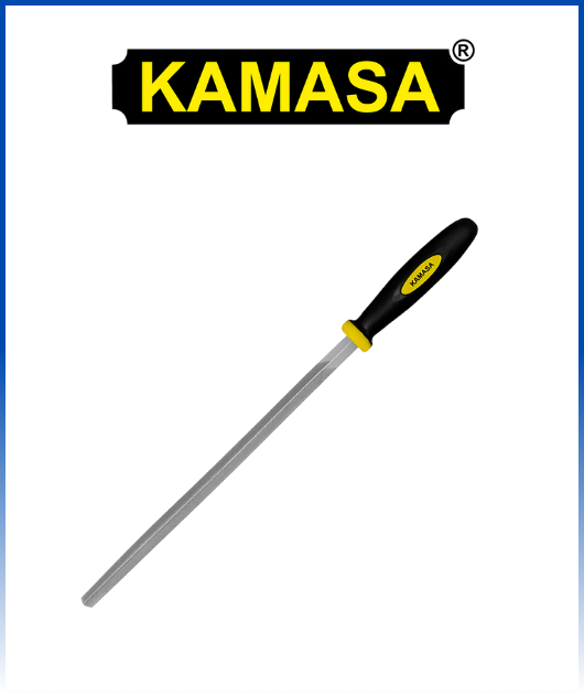 (KM1475) LIMA TRIANGULAR M/PLASTICO CON JEBE 6