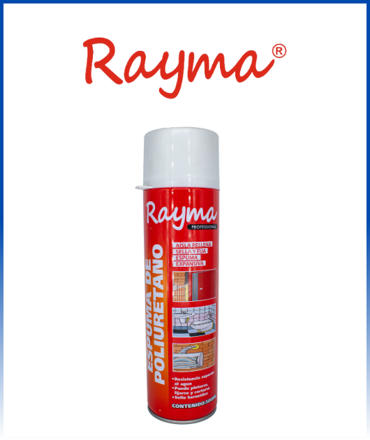 ESPUMA DE POLIURETANO RAYMA  500 MLPROFESSIONAL