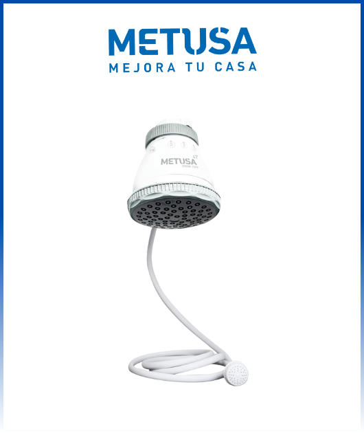 (MASTRDE01V3) DUCHA ELECTRICA METUSA 4T C/BRAZO (X 36 UNID.)