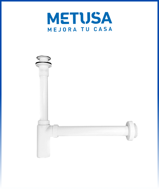 (MASA039B) TRAMPA MINIMALISTA C/DESAGUE DECORATIVO METUSA