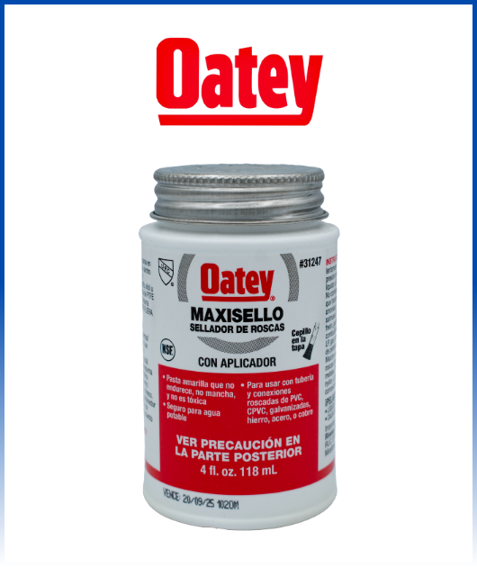 SELLADOR P/ROSCAS MET Y PLAST 4 OZ. (1/32) OATEY 31247