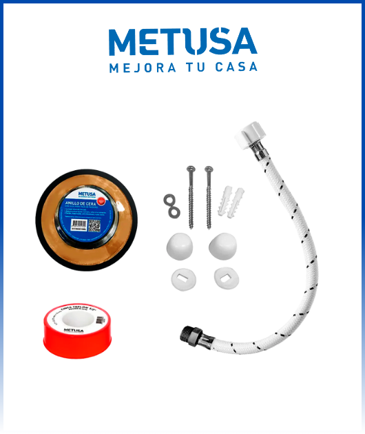 (MASTD170S) KIT DE INODORO COMPLETO METUSA