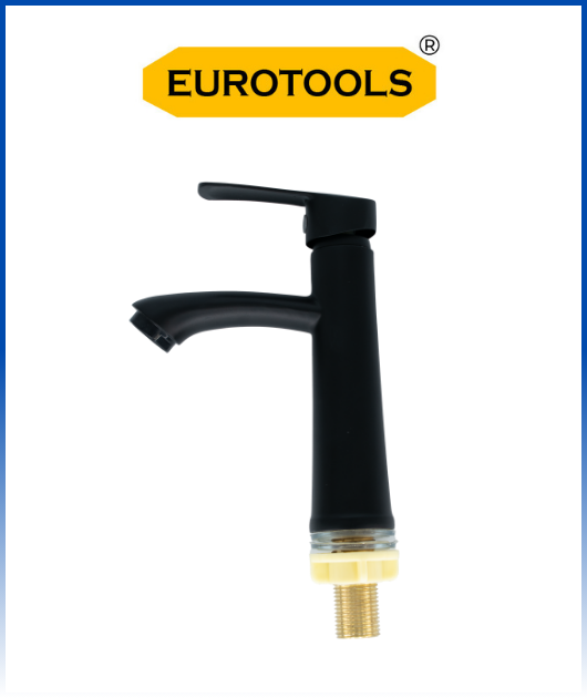 (HD-319) GRIFO LAVATORIO NEGRO 481GR EUROTOOLS