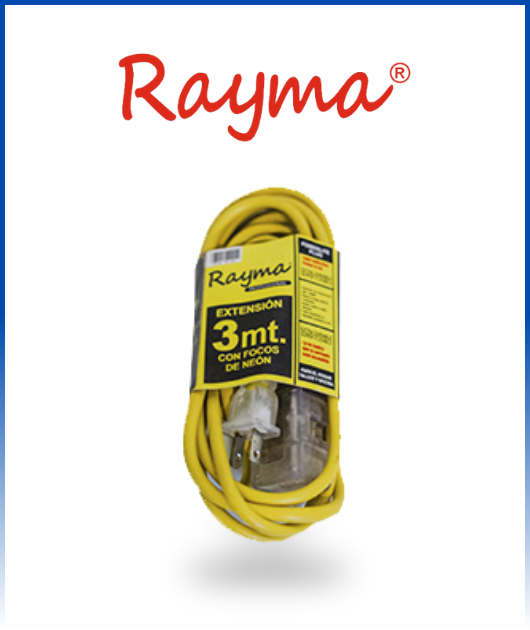 EXTENSION RAYMA PROFESSIONAL C/3 TOMAS   3MTS.