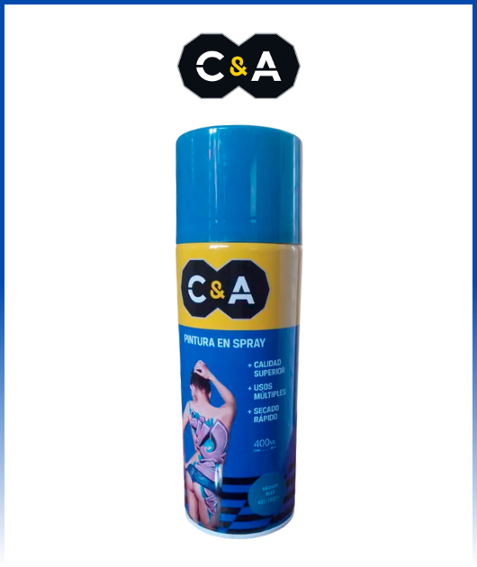PINTURA SPRAY MEDIUM BLUE # 21 400 ML C & A 