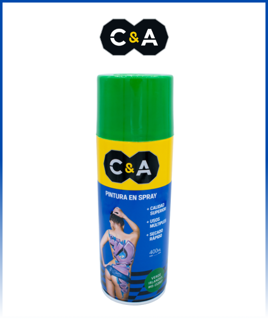 PINTURA SPRAY VERDE IRLANDES #45 400 ML C & A 