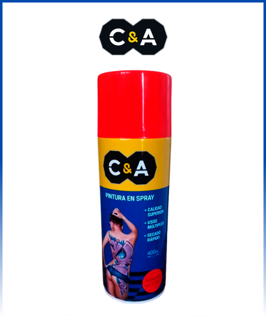 PINTURA SPRAY NARANJA  #65 400 ML C & A 