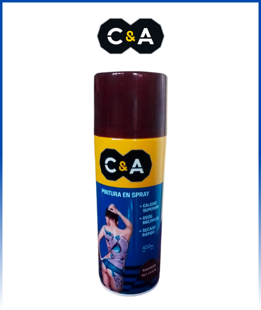 PINTURA SPRAY MARRON # 67  400 ML C & A 