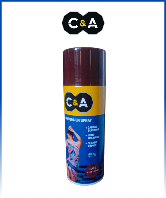 PINTURA  SPRAY CAFE #142 400 ML C & A 
