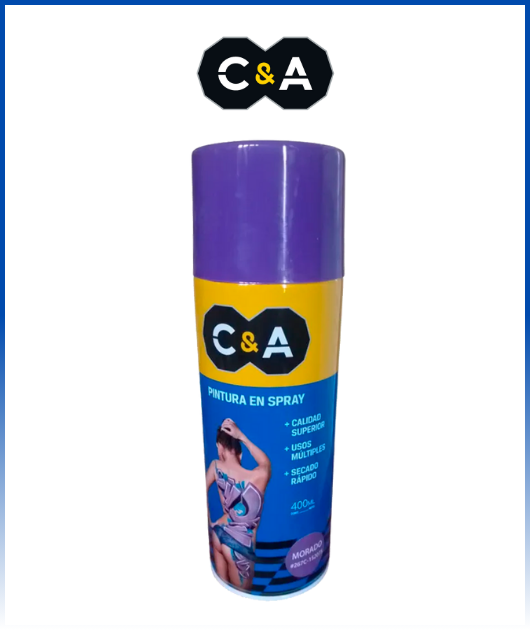 PINTURA SPRAY MORADO #267C 400 ML C & A 
